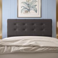 Cabeceira Casal 1,60m Atenas Suede Marrom Dal Poz Estofados - 11