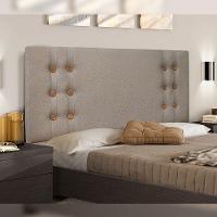 Cabeceira 1,40m Kors Linho Areia - Gran Belo - 2