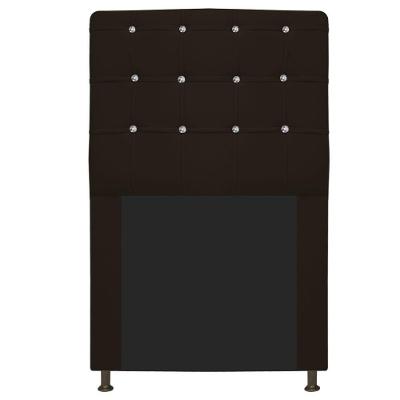 Cabeceira Estofada Dama 90cm Solteiro Corano Marrom