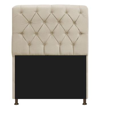 Cabeceira Estofada Lady 90cm Solteiro c/ Capitone Corano