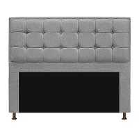 Cabeceira Copenhague 160cm Queen Size Suede Cinza - 6