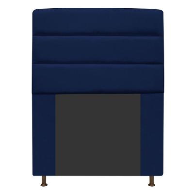 Cabeceira Estofada Turim 90cm Azul Marinho Adj Decor