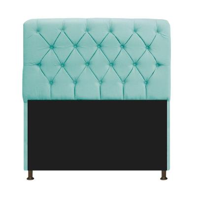 Cabeceira Estofada Lady 195cm Solteiro c/ Capitone Suede