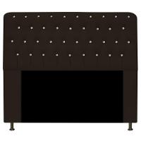 Cabeceira Estofada Lady Com Strass 140cm Queen Size Corano - 1
