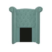 Kit Cabeceira e Calçadeira Veneza 100cm Solteiro Linho - 6