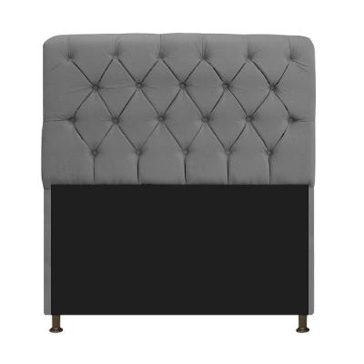 Cabeceira Estofada Lady 195cm Solteiro c/ Capitone Suede