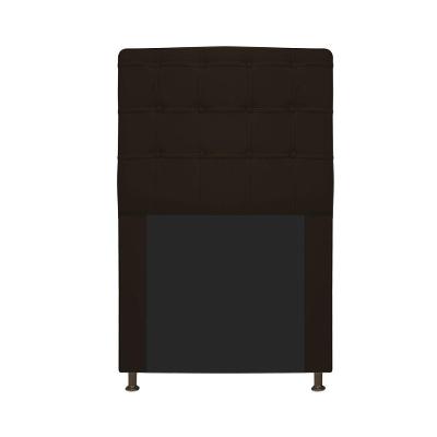 Cabeceira Estofada Dama 90 Cm Solteiro Corano Marrom