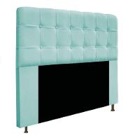 Cabeceira Estofada Mel 195 Cm King Size Suede Azul Tiffany - 3