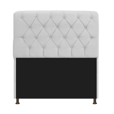 Cabeceira Estofada Lady 195cm Solteiro c/ Capitone Suede