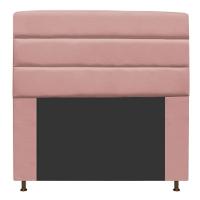 Cabeceira Estofada Turim 160cm Queen Size Suede Rosê - 1