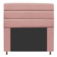 Cabeceira Estofada Turim 160cm Queen Size Suede Rosê - 6