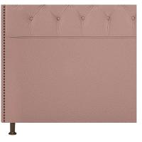 Cabeceira Estofada Yasmim 140 Cm Casal Suede Rosê - 15