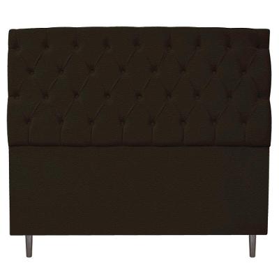 Cabeceira Queen 160 cm Estofada Liverpool Corano Marrom