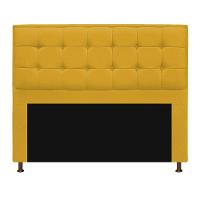 Cabeceira Copenhague 160cm Queen Size Suede Amarelo - 5
