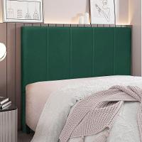 Cabeceira Queen Size 1,60m Erza Veludo Verde Floresta - 2