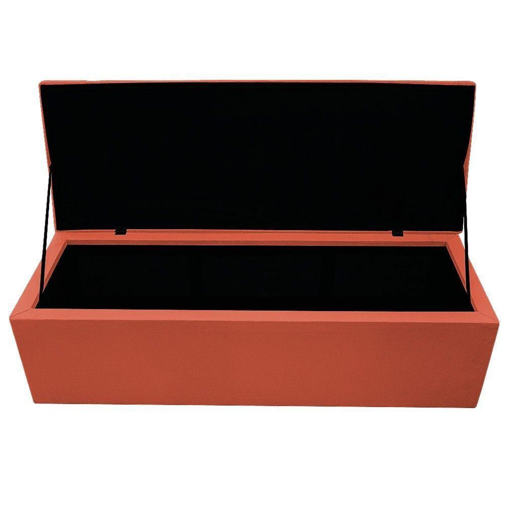 Kit Cabeceira e Calçadeira 195cm King Size Terracota - 3