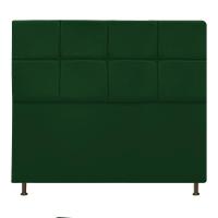 Cabeceira Estofada Damares 140cm Casal com Botonê Verde - 3