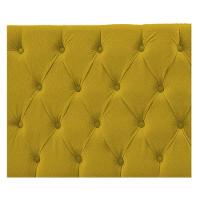 Cabeceira Sofia 160cm Queen Size Suede Amarelo - 12