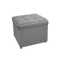 Kit Cabeceira e Calçadeira Copenhague Solteiro Suede Cinza - 15