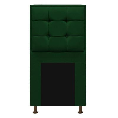Cabeceira Copenhague 90cm Solteiro Suede Verde Adj Decor