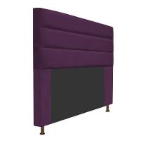 Cabeceira Estofada Turim 160cm Queen Size Suede Roxo - 5
