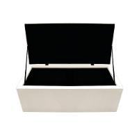 Kit Cabeceira E Calçadeira 90 Cm Solteiro Bege - 7