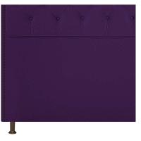 Kit Cabeceira e Calçadeira Yasmim 195 cm King Size Roxo - 6