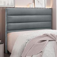 Cabeceira King Size 1,95m Guess Veludo Cinza Gran Belo - 2