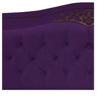 Cabeceira Estofada Yasmim 140 Cm Casal Suede Roxo - 6