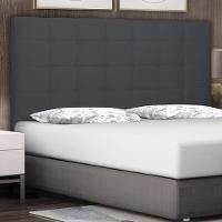 Cabeceira Queen Size 1,60m Tropea Suede Cinza - Gran Belo - 5