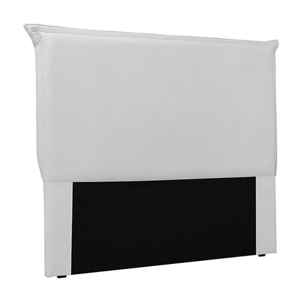 Cabeceira Queen Size 1,60m Trento Pu Branco - Gran Belo - 1