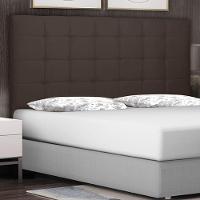 Cabeceira Queen Size 1,60m Tropea Suede Café - Gran Belo - 2
