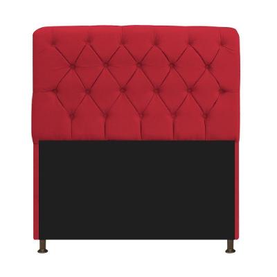 Cabeceira Estofada Lady 195cm Solteiro c/ Capitone Suede