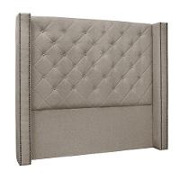 Cabeceira Queen Size 1,84m Loewe Linho Areia - Gran Belo - 1