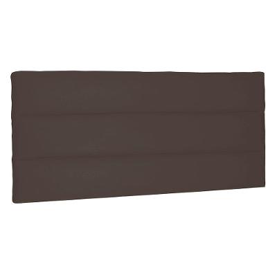 Cabeceira Painel King 1,95m La Italiana Suede Marrom Café