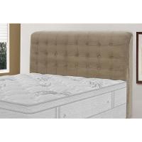 Cabeceira Dama 1,60 Cm Para Cama Box Queen Suede Bege - 2