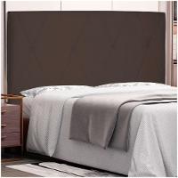 Cabeceira Queen 1,60m Aquilla Suede Marrom Café - 5