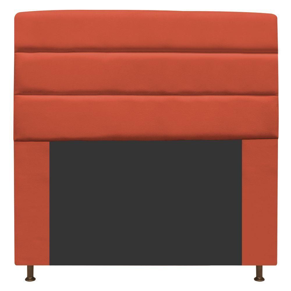Cabeceira Estofada Turim 160cm Queen Size Suede Terracota - 2