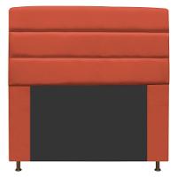 Cabeceira Estofada Turim 160cm Queen Size Suede Terracota - 1