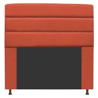 Cabeceira Estofada Turim 160cm Queen Size Suede Terracota