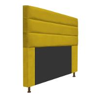 Cabeceira Estofada Turim 160cm Queen Size Suede Amarelo - 6