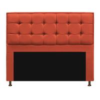 Cabeceira Copenhague 160cm Queen Size Suede Terracota