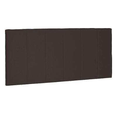Cabeceira Painel Solteiro 0,90m Ravenna Suede Marrom Café