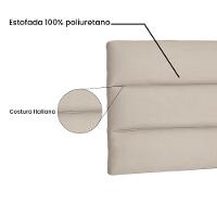 Cabeceira Painel King 1,95m La Italiana Suede Bege - 3