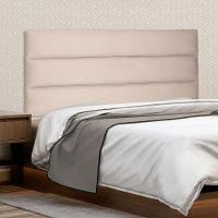 Cabeceira Painel King 1,95m La Italiana Suede Bege - 5