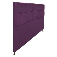 Cabeceira Estofada Damares 195 Cm King Size com Botonê Roxo - 7