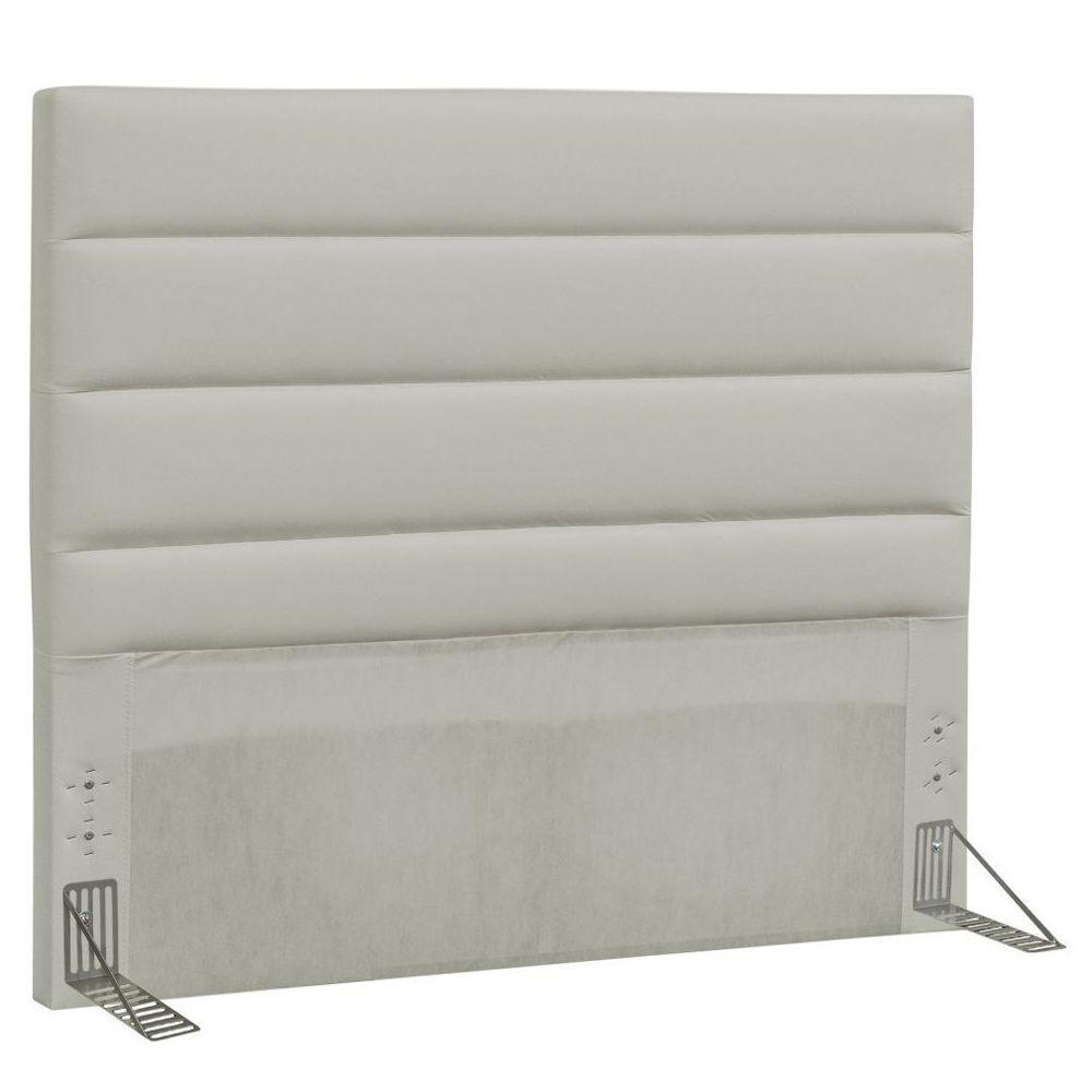 Cabeceira Quarto King Greta 195cm Corano Bege - 1