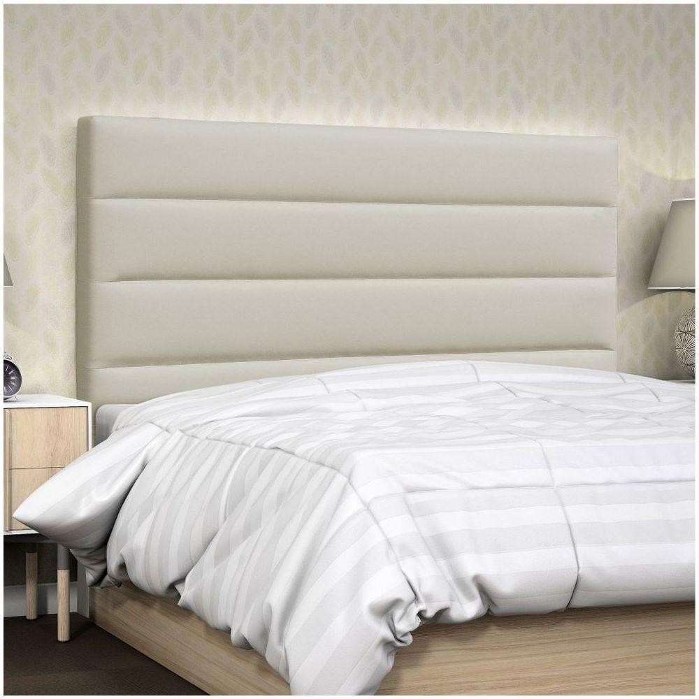 Cabeceira Quarto King Greta 195cm Corano Bege - 12