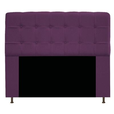 Cabeceira Estofada Mel 195 Cm King Size Suede Roxo