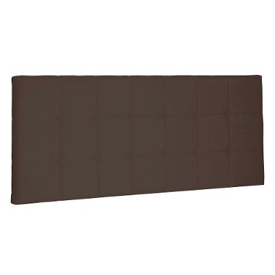 Cabeceira Painel Solteiro 0,90m Verona Suede Marrom Café